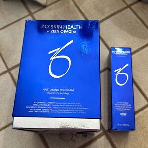 ZO Skin health anti-age program and sunscreen